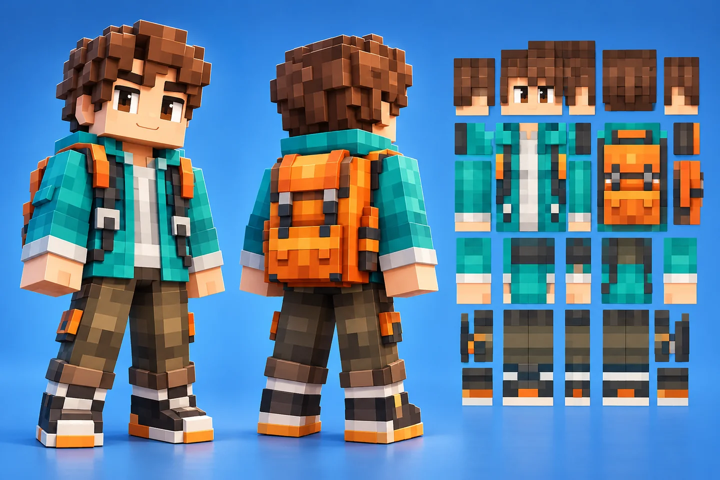 AI Minecraft 皮肤生成：先设计角色概念